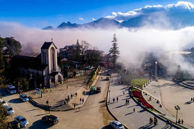 Discovery Hotel Sapa Exterior foto